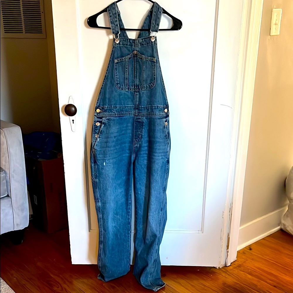 Blue Denim Overalls